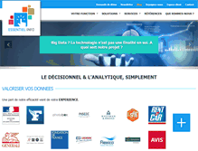 Tablet Screenshot of essentielinfo.com